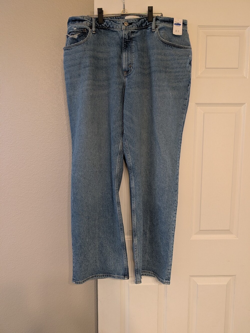 Abercrombie & Fitch Curve Love 90s Relaxed High Rise Jeans Wash 18 34R NWT